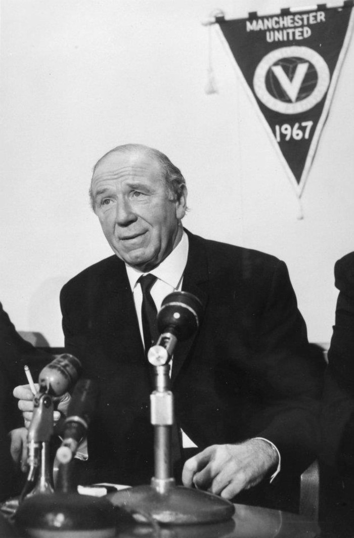 Sir Matt Busby tuyên bố nghỉ hưu sau 23 năm làm việc với tư cách huấn luyện viên vào ngày 14/1/1969, gần 10 năm sau thảm họa Munich.